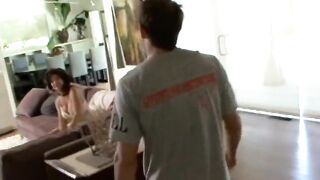 Deauxma Screwing in the Living Room with Her Large Booty
