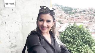 A golden-haired Latin babe gets banged by a stranger that babe met at MIO-CABLE in Cali, Colombia!