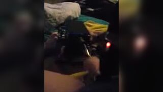 Screwing myself with a bang toy