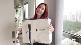 Stepson, I'll solely give u this Playstation 5 if u fill my pussy with milk