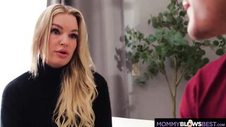 MOM BLOWS MOST GOOD - mother I'd like to fuck Rachael Cavalli POV Sloppy Oral job Replaces Cigarettes