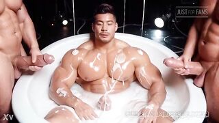 Sticky Muscle Males Day 98 Preview, Muscle Lads, Large Ramrods, Large Cum Loads (AI-Generated)