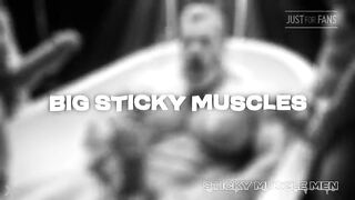 Sticky Muscle Males Day 98 Preview, Muscle Lads, Large Ramrods, Large Cum Loads (AI-Generated)