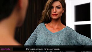 Seductive Landlady Teases Her Tenant and Measures His Giant Load - Measuring My Cum Part three