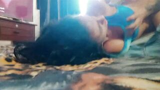 Sexo casero con modelo colombiana fitness de tetas y culo grande enamorada de mi verga