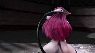 VR Devoured by Excited Demon Cutie