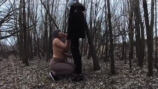 Sucking His Knob in the Park