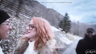 Wicked Snow Vlog: a Surprise Guest with a Real Lust for Cum