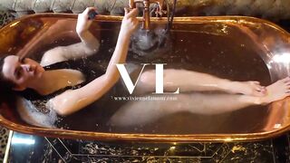 Vivienne L'amour - Copper Bathroom Sex-toy Masturbation