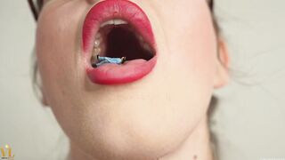 Vivienne L'amour - Shrunk Down and Devoured - Dr L'amour Swallows Her Professor