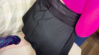 Femboy drilled Doggystyle by bang machine