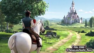 Virgin Rapunzel lastly bangs at eighteen (AI-generated)