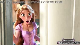 Virgin Rapunzel lastly bangs at eighteen (AI-generated)