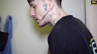 My most good ally lied to me and hooked up with the man with the tattooed face right next to me