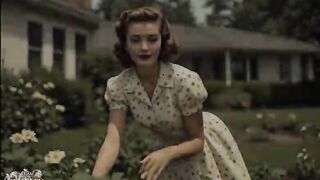1940's Housewife Dream, Banging My Neighbors Lonely Excited Housewife During the time that Her Spouse Is Away At War (Vintage, Anal, Facial, Flawless Boobs, Undress Tease) -AI Generated