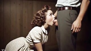 1940's Housewife Dream, Banging My Neighbors Lonely Excited Housewife During the time that Her Spouse Is Away At War (Vintage, Anal, Facial, Flawless Boobs, Undress Tease) -AI Generated