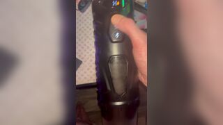 Auto stroker makes me cum hard