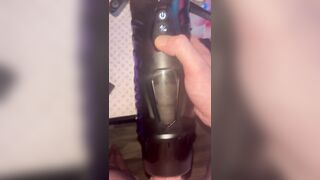 Auto stroker makes me cum hard