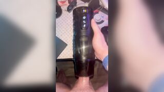 Auto stroker makes me cum hard