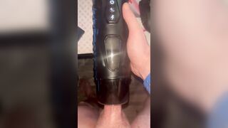 Auto stroker makes me cum hard