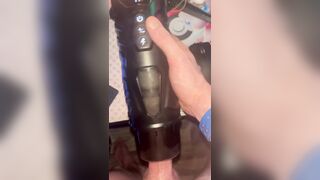Auto stroker makes me cum hard