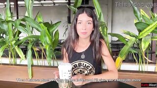 I Love Semen ! Cum on My Face at Starbucks So I Can Have a fun My Morning Coffee!