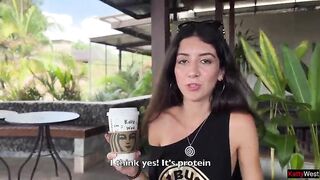 I Love Semen ! Cum on My Face at Starbucks So I Can Have a fun My Morning Coffee!
