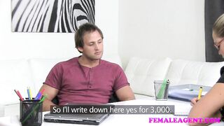 FemaleAgent Concupiscent blond mother i'd like to fuck finishes casting
