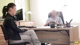 LOAN4K. Honey pays with sex to get necessary credit and...