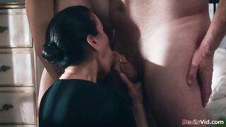Ex wife Reagan Foxx was made to join her spouse and his fresh wife Alison Rey to a three-some.The mother i'd like to fuck gives oral job.Tiny Alison gets her snatch licked