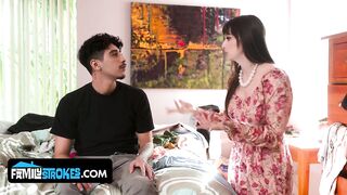 Breasty Stepmom Lexi Luna Proves That babe Screws More excellent Than Stepson's Girlfriend Lana
