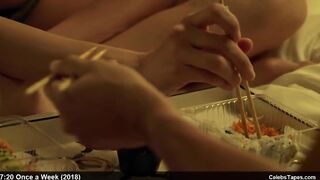 Eva Arias bare and wild sex actions in movie scene