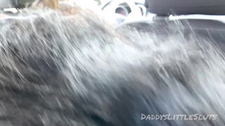 Ebony big beautiful woman Oral job whilst Wife Drives