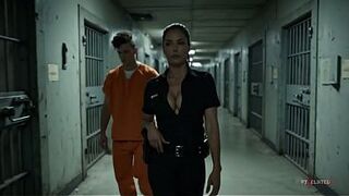 Badge Bunny Gets Destroyed by Inmates in the Interrogation Room [Ai Generated]