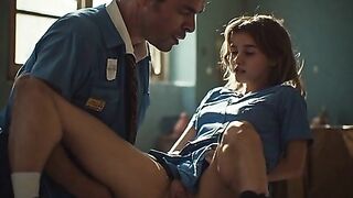 eighteen year old petite university vergin student , gives her self to the teacher for A grades AUDIO CONTENT voice over ai generated