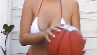 Tattooed Woman Gets Her Unshaved Snatch Boned by a Pumped up Chap After Playing Basketball