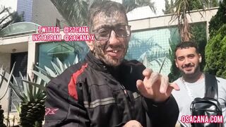 Having Sex with the Youthful Gal at the Waterfall Ally Filming