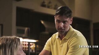 Stepdad Steals Her Crush During Clip Night Spooning