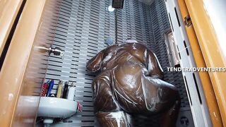 The Hottest Shower Sex Ever with Large Ass Ebony Gal. POV - Cum in Throat