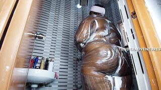 The Hottest Shower Sex Ever with Large Ass Ebony Gal. POV - Cum in Throat