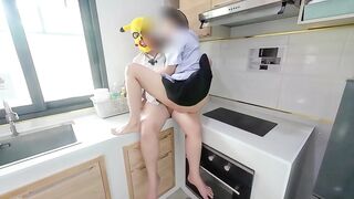 กระหรี่ไทยรับงานคาชุดนักเรียนแตกในThai Natural Amateur POV เสียงไทยชัด