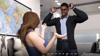 Office Bitch Secretary Creampied by Her BBC Boss
