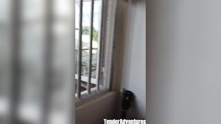 POV Sexually excited Amateur Plump Butt Standing Doggy Bang