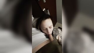 emo wench stayed the night a head - so I gave it to her real worthwhile
