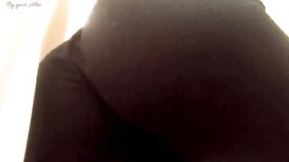 Lascivious, nasty marvelous woman with large butt, teasing, rubbing and cumming (POV)