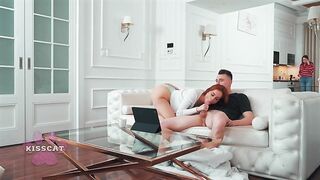 Oops... Cum Inside Wife's Step Sister!? Spouse Bangs 2 Step Sis in Share Couch - Audrey Reid X MrCat