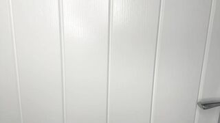 Neighbor Mark listens to me gratifying myself behind closed door