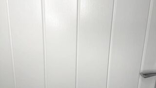 Neighbor Mark listens to me gratifying myself behind closed door