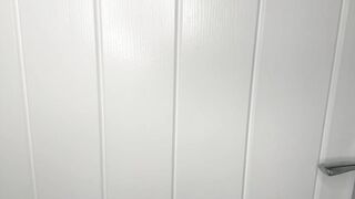 Neighbor Mark listens to me gratifying myself behind closed door