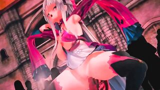 Genshin Impact Gals have Coarse Sex until their Twat breaks
